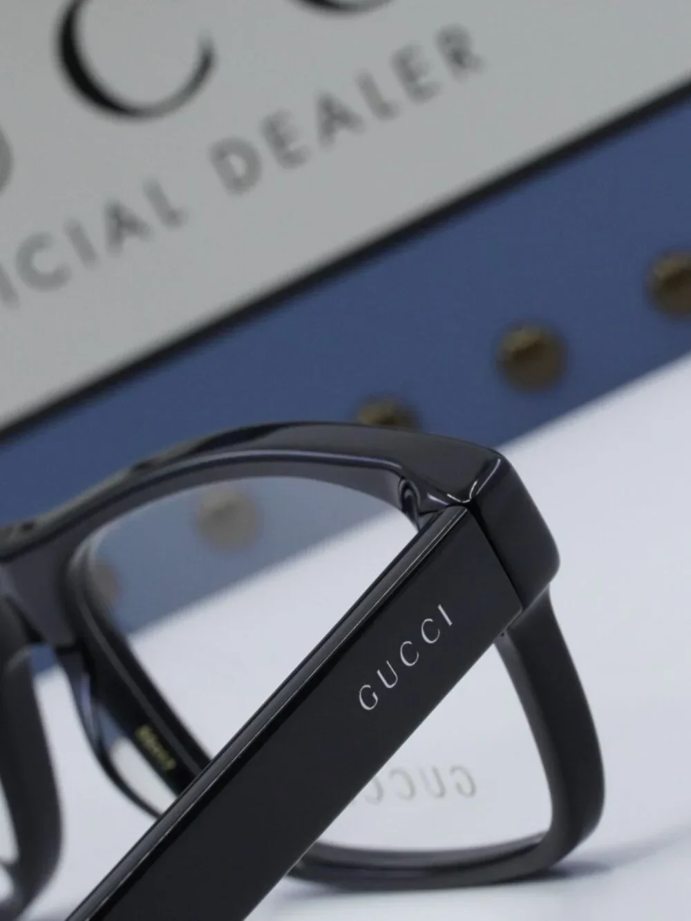 Gucci GG0006OAN 001 Rectangle Eyeglasses 55mm - Black